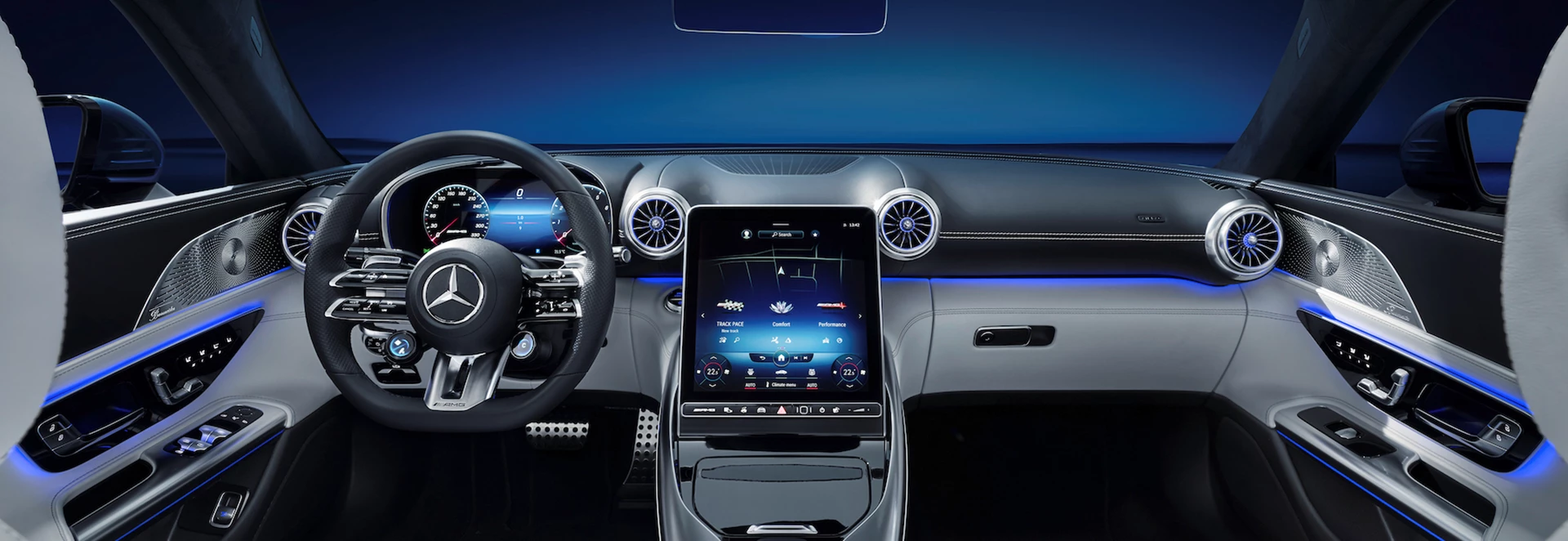 Mercedes-AMG reveals interior of new SL convertible 